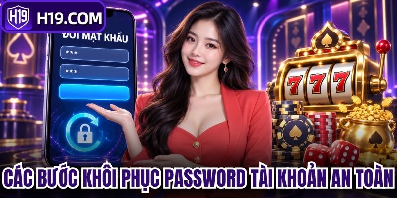 Các bước khôi phục password tài khoản an toàn